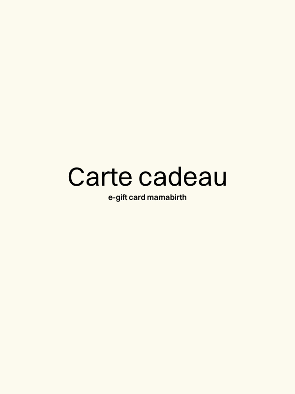 Carte cadeau mamabirth - 20/40/60€